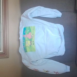 White Spongebob hoodie